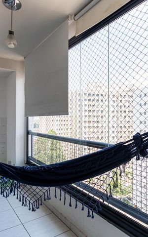 Studio à venda com 38m², 1 quarto e 1 vagaVaranda