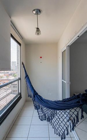 Studio à venda com 38m², 1 quarto e 1 vagaVaranda