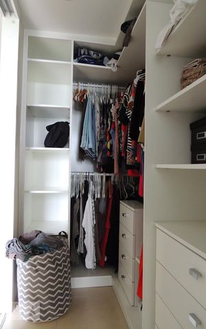 Apartamento para alugar com 143m², 3 quartos e 2 vagasCloset do quarto