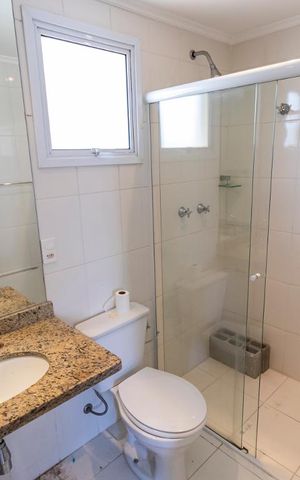 Apartamento para alugar com 75m², 3 quartos e 2 vagasBanheiro da Suíte