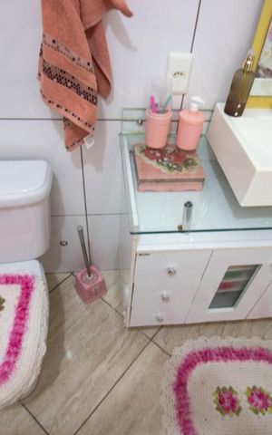 Casa à venda com 306m², 3 quartos e 4 vagasBanheiro da Suíte