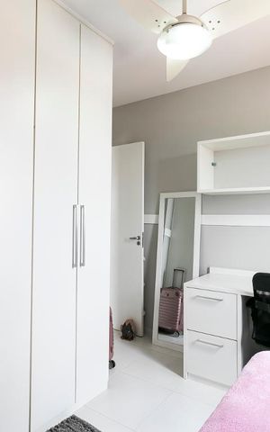 Apartamento à venda com 76m², 2 quartos e 2 vagasQuarto 2