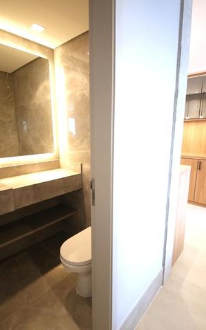 Apartamento à venda com 70m², 1 quarto e 2 vagasLavabo - Sala