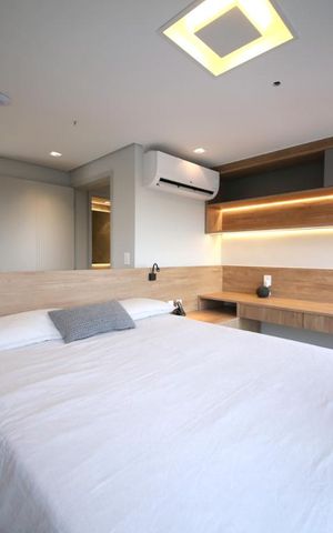 Apartamento à venda com 70m², 1 quarto e 2 vagasSuíte