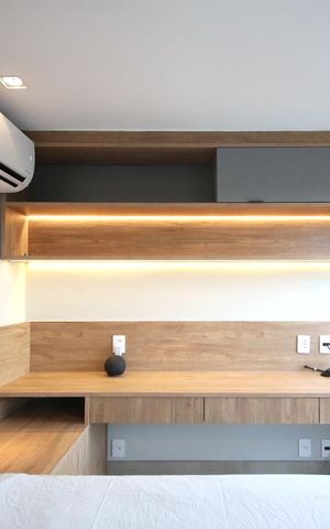 Apartamento à venda com 70m², 1 quarto e 2 vagasSuíte 