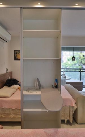 Apartamento para alugar com 49m², 1 quarto e sem vagaQuarto/Sala