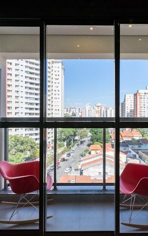 Studio à venda com 30m², 1 quarto e 1 vaga Studio à venda com 30m², 1 quarto e 1 vagaSacada