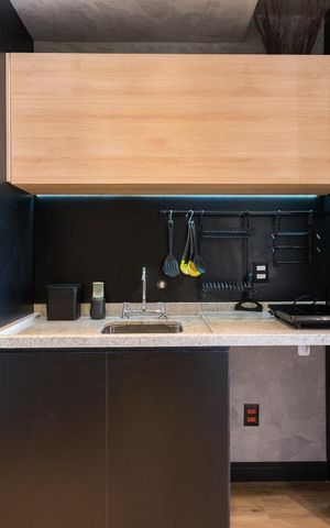 Studio à venda com 30m², 1 quarto e 1 vaga Studio à venda com 30m², 1 quarto e 1 vagaCozinha