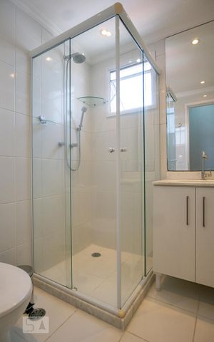 Apartamento à venda com 57m², 2 quartos e 1 vaga Apartamento à venda com 57m², 2 quartos e 1 vagaBanheiro da Suíte