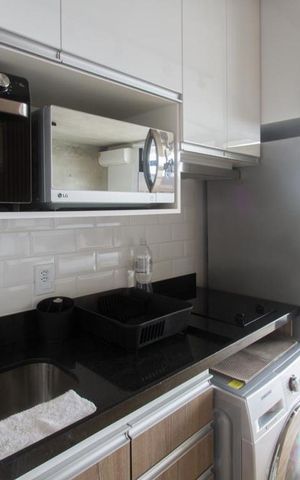 Studio à venda com 35m², 1 quarto e 1 vagaCozinha