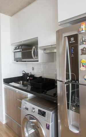 Studio à venda com 35m², 1 quarto e 1 vagaCozinha