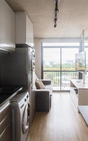 Studio à venda com 35m², 1 quarto e 1 vagaCozinha