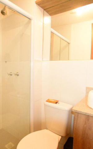 Apartamento à venda com 60m², 2 quartos e 1 vagaBanheiro Social
