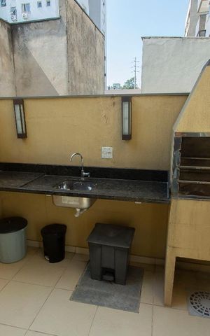 Apartamento para alugar com 80m², 1 quarto e sem vaga Apartamento para alugar com 80m², 1 quarto e sem vagaÁrea Externa - churrasqueira