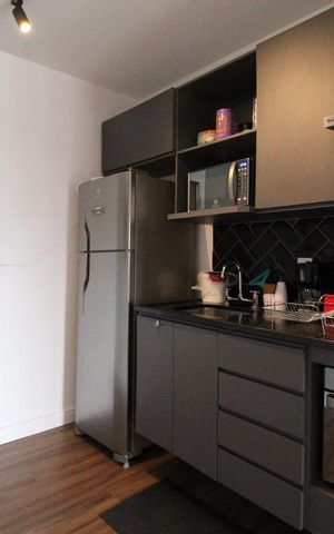 Studio à venda com 38m², 1 quarto e 1 vagaCozinha
