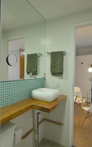 Apartamento à venda com 33m², 1 quarto e sem vagaBanheiro Social
