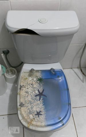 Casa à venda com 300m², 4 quartos e 9 vagasBanheiro da Suíte 