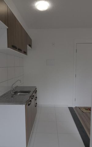 Apartamento à venda com 45m², 2 quartos e 1 vagaCozinha e Área de Serviço