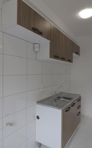 Apartamento à venda com 45m², 2 quartos e 1 vagaCozinha e Área de Serviço