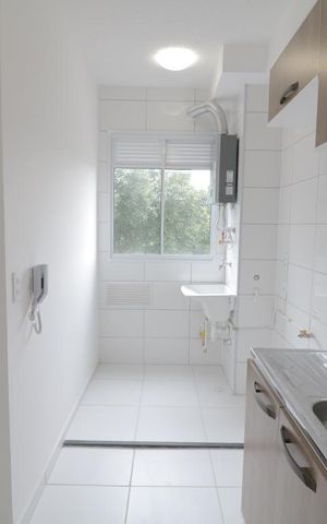 Apartamento à venda com 45m², 2 quartos e 1 vagaCozinha e Área de Serviço