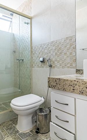 Apartamento à venda com 87m², 2 quartos e 1 vagaBanheiro da Suíte