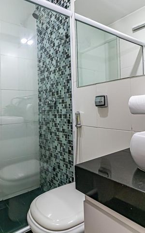 Apartamento à venda com 87m², 2 quartos e 1 vagaBanheiro Social
