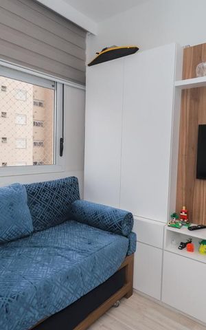 Apartamento à venda com 94m², 2 quartos e 1 vagaQuarto 1