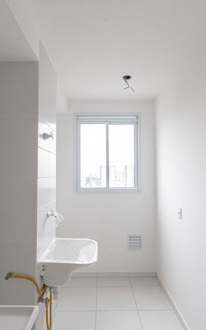Studio para alugar com 30m², 1 quarto e sem vaga Studio para alugar com 30m², 1 quarto e sem vaga Cozinha e Área de Serviço