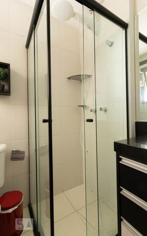 Studio para alugar com 55m², 1 quarto e 1 vaga Studio para alugar com 55m², 1 quarto e 1 vagaBanheiro da Suíte