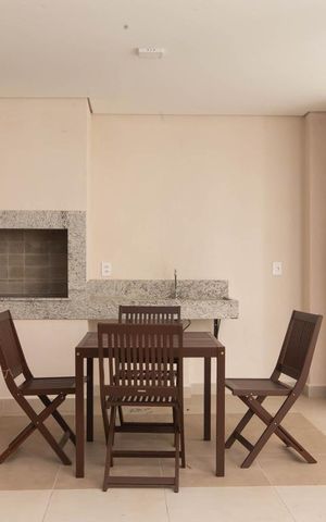 Apartamento para alugar com 32m², 2 quartos e sem vagaÁrea comum - Churrasqueira