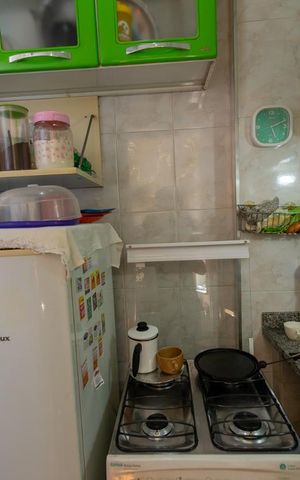 Apartamento à venda com 40m², 1 quarto e sem vaga Apartamento à venda com 40m², 1 quarto e sem vagaCozinha e Área de Serviço