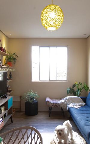 Apartamento à venda com 56m², 2 quartos e 1 vagaSala