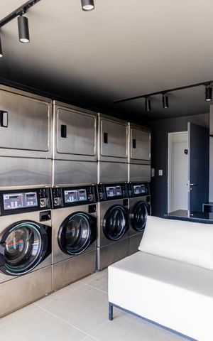 Studio para alugar com 24m², 1 quarto e sem vaga Studio para alugar com 24m², 1 quarto e sem vagaLavanderia