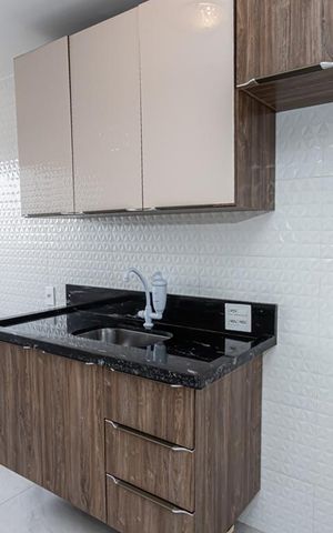Apartamento à venda com 46m², 2 quartos e sem vagaCozinha
