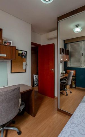 Apartamento à venda com 173m², 4 quartos e 2 vagasQuarto 2