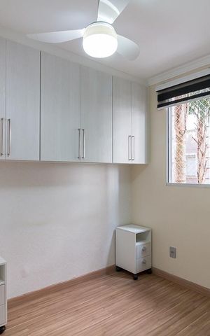 Apartamento à venda com 47m², 2 quartos e 1 vagaQuarto 2