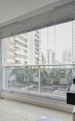 Studio à venda com 32m², 1 quarto e 1 vagaVaranda