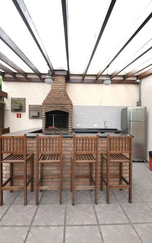 Apartamento à venda com 89m², 2 quartos e 1 vagaChurrasqueira
