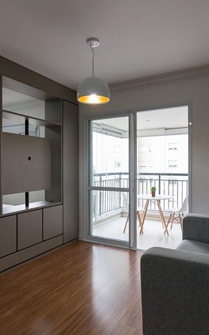Studio para alugar com 38m², 1 quarto e 1 vagaSala