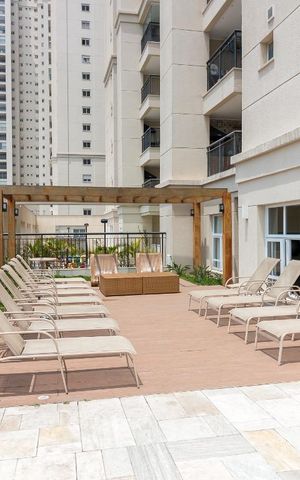 Studio para alugar com 38m², 1 quarto e 1 vagaÁrea de descanso da piscina