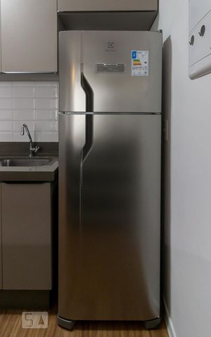 Studio para alugar com 38m², 1 quarto e 1 vagaCozinha - geladeira