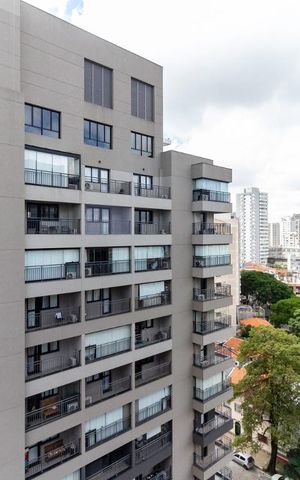 Studio à venda com 22m², 1 quarto e sem vagaVista da Varanda do Quarto