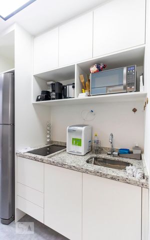 Studio à venda com 22m², 1 quarto e sem vagaCozinha