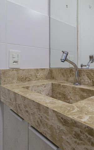 Apartamento para alugar com 49m², 2 quartos e 1 vaga Apartamento para alugar com 49m², 2 quartos e 1 vagaBanheiro