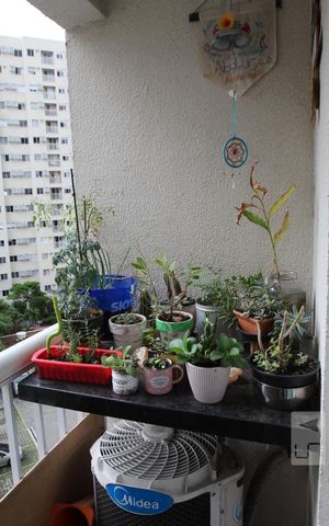 Apartamento à venda com 50m², 2 quartos e 1 vagaVaranda