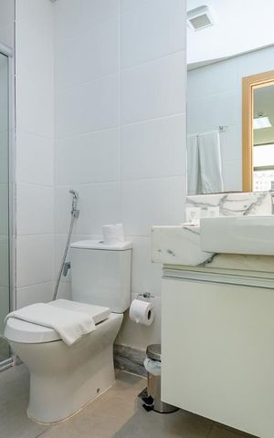 Apartamento à venda com 52m², 1 quarto e 1 vagaBanheiro da Suíte