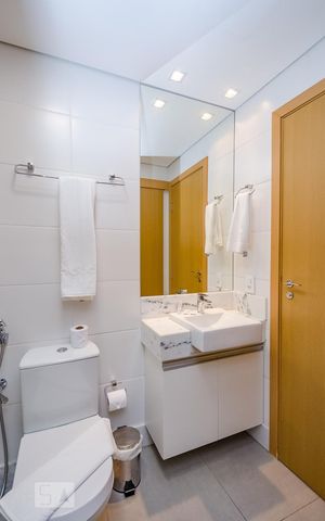 Apartamento à venda com 52m², 1 quarto e 1 vagaBanheiro Social