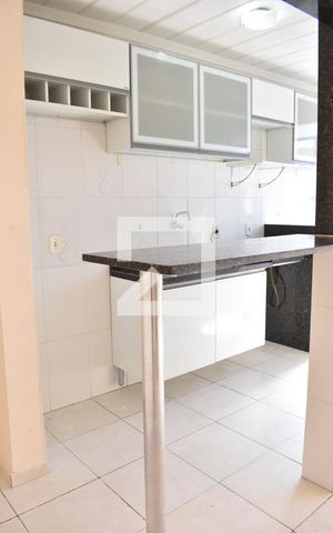 Apartamento para alugar com 48m², 2 quartos e 1 vagaDetalhe da cozinha