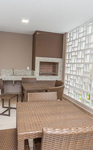 Studio à venda com 29m², 1 quarto e sem vaga Studio à venda com 29m², 1 quarto e sem vagaÁrea comum - Churrasqueira