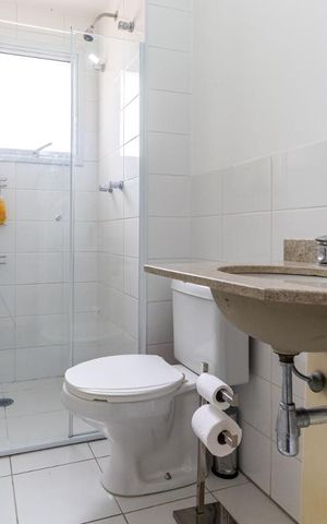 Apartamento à venda com 62m², 2 quartos e 1 vaga Apartamento à venda com 62m², 2 quartos e 1 vagaBanheiro da Suíte